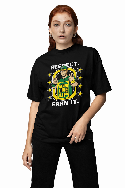 Respect Earn Oversized T-Shirts