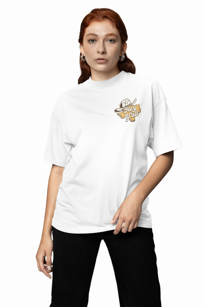 Old Town Feels Oversized T-Shirt Retro Style with Cozy Comfort