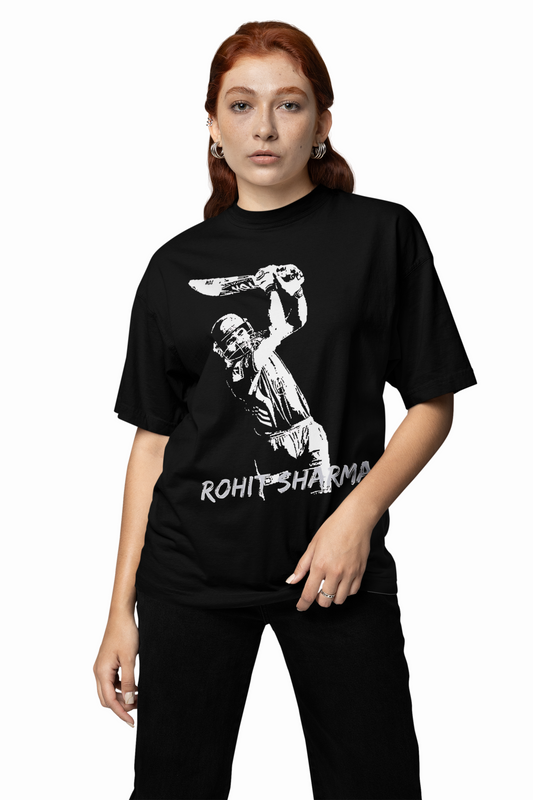 Rohit Sharma Oversized T-Shirts for Stylish Cricket Fanwear
