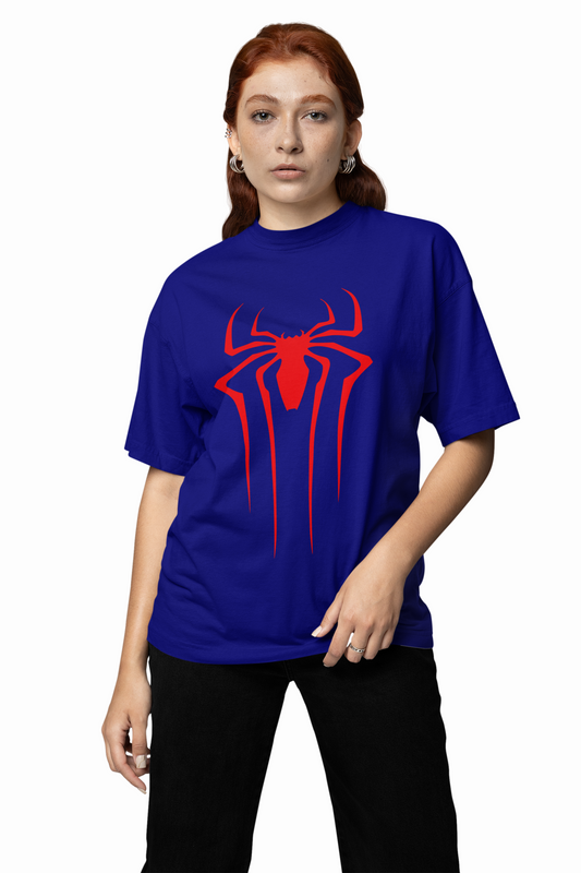 Scarlet Emblem Spider-Man Oversized T-Shirt Bold Marvel