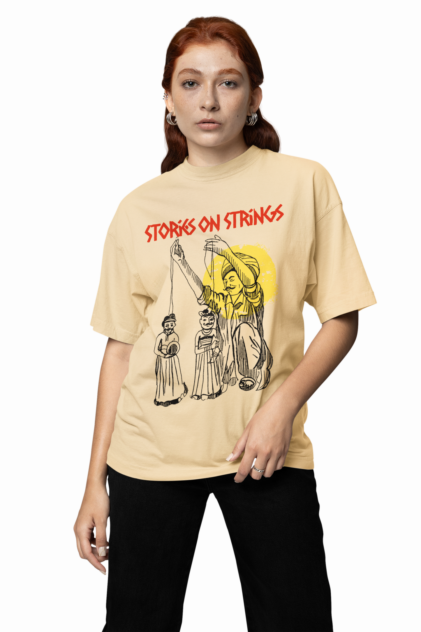 Stories On Strings Oversized T-Shirts
