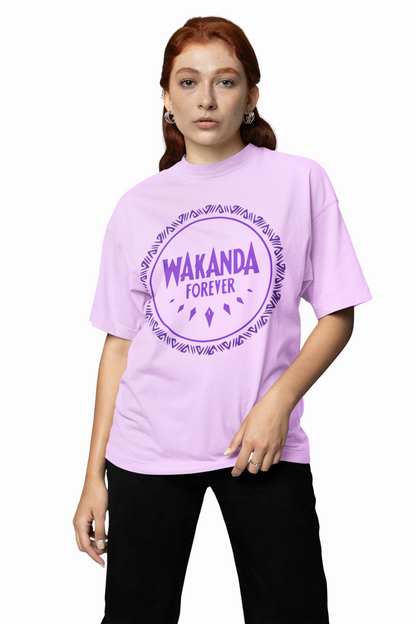 Wakanda Forever Oversized T-Shirts