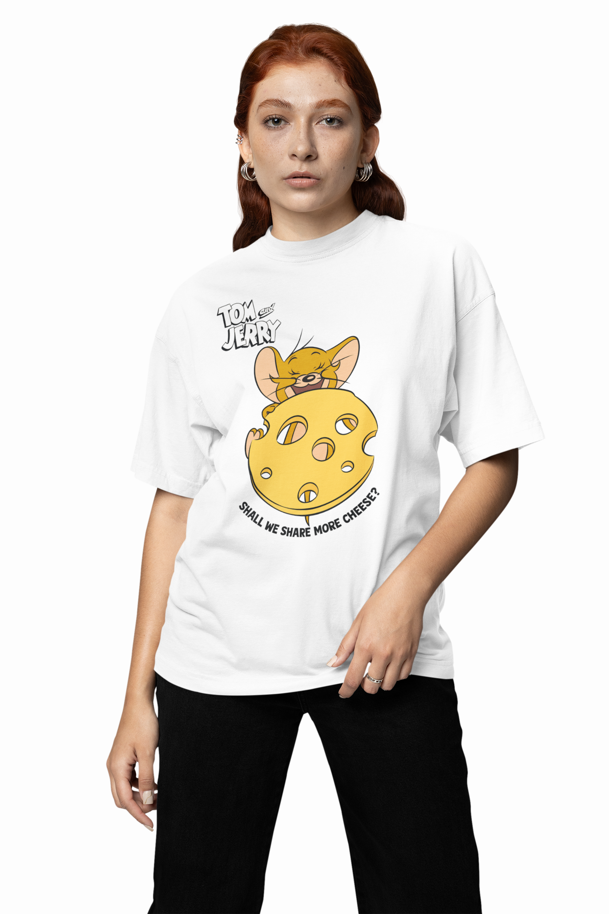 More Cheese Oversized T-Shirts