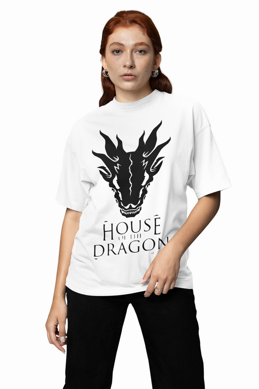 House of Dragon Oversized T-Shirts Bold Streetwear Style
