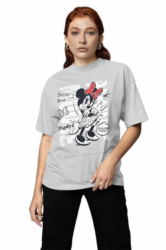 Minnie  Mouse Oversized T-Shirts