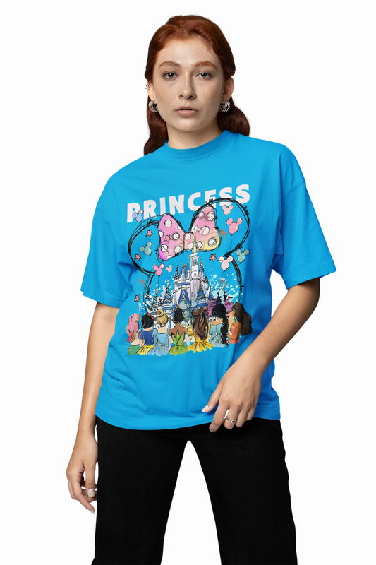 Princess World Oversized T-Shirt Trendy Streetwear Tee Fit