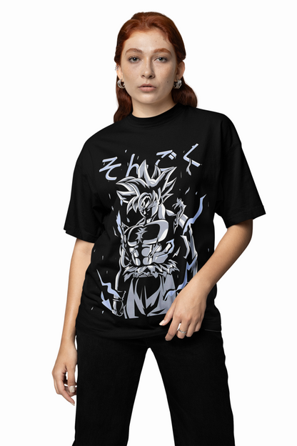 Eternal Warrior Goku Oversized T-Shirt Anime Streetwear