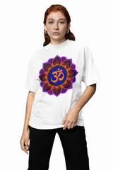 Mandala Om Oversized T-Shirts