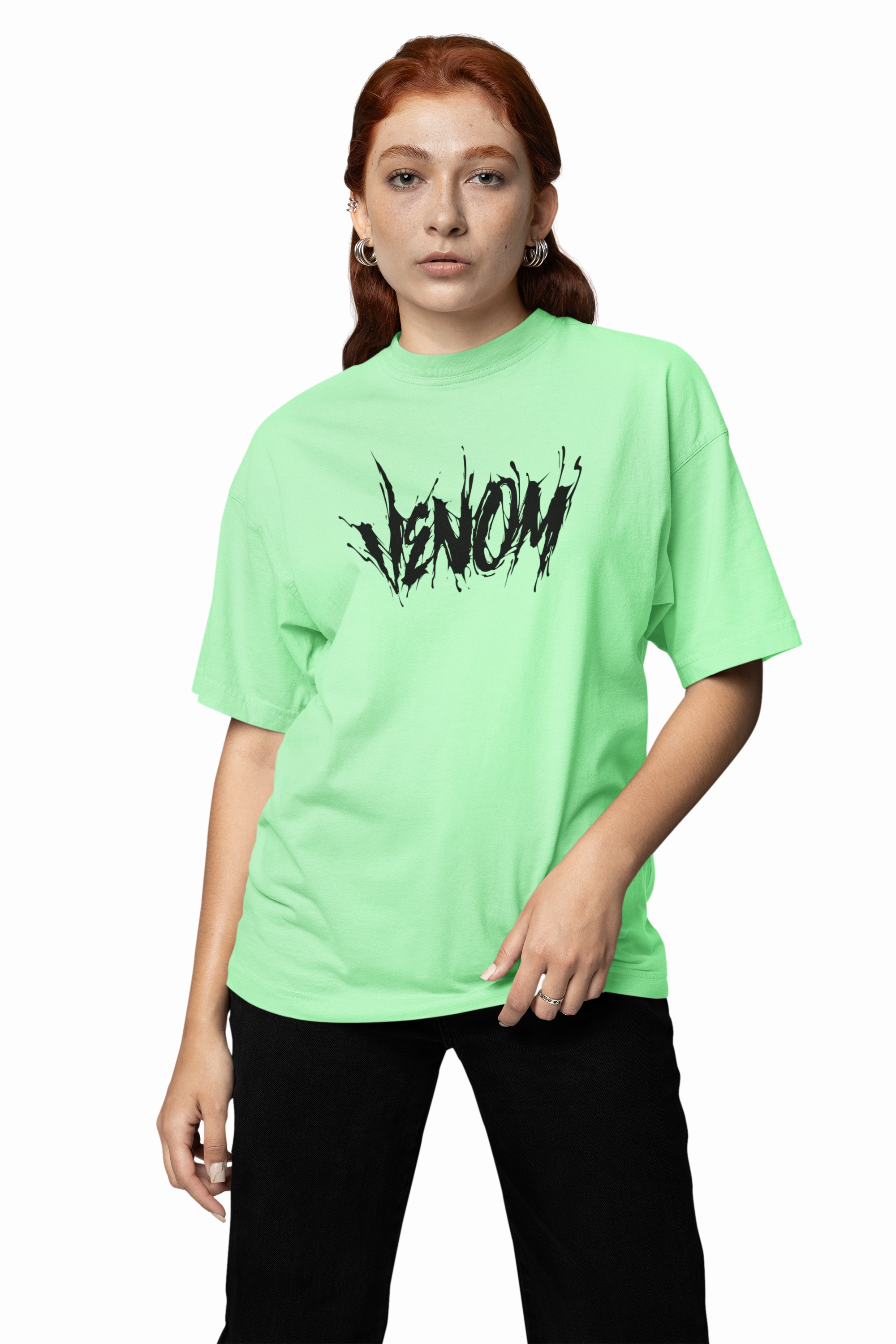 Bleed Black Oversized T-Shirt