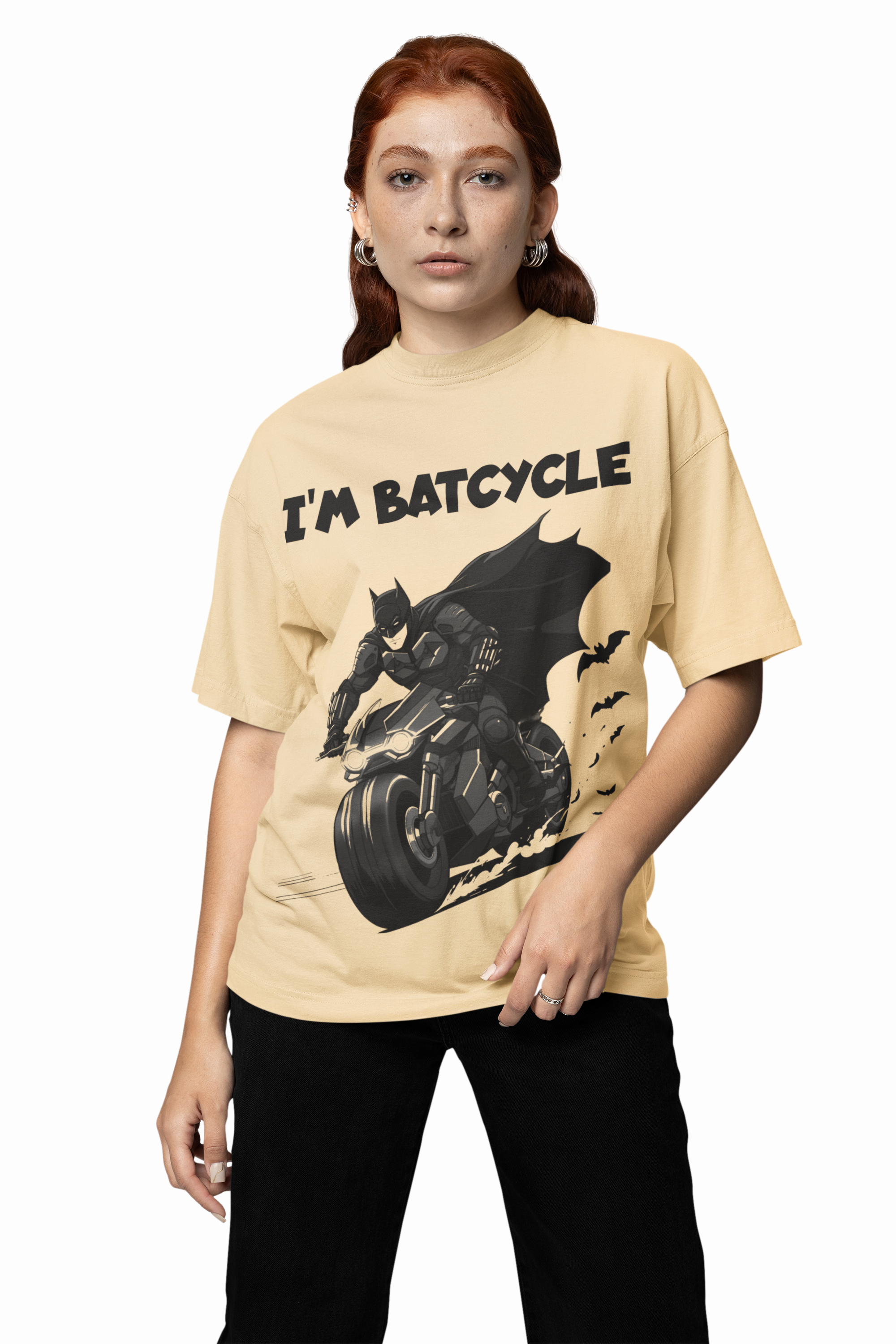 I'M Batcycle Oversized T-Shirt