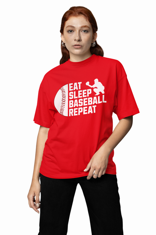 Eat Sleep Repeat Oversized T-Shirt