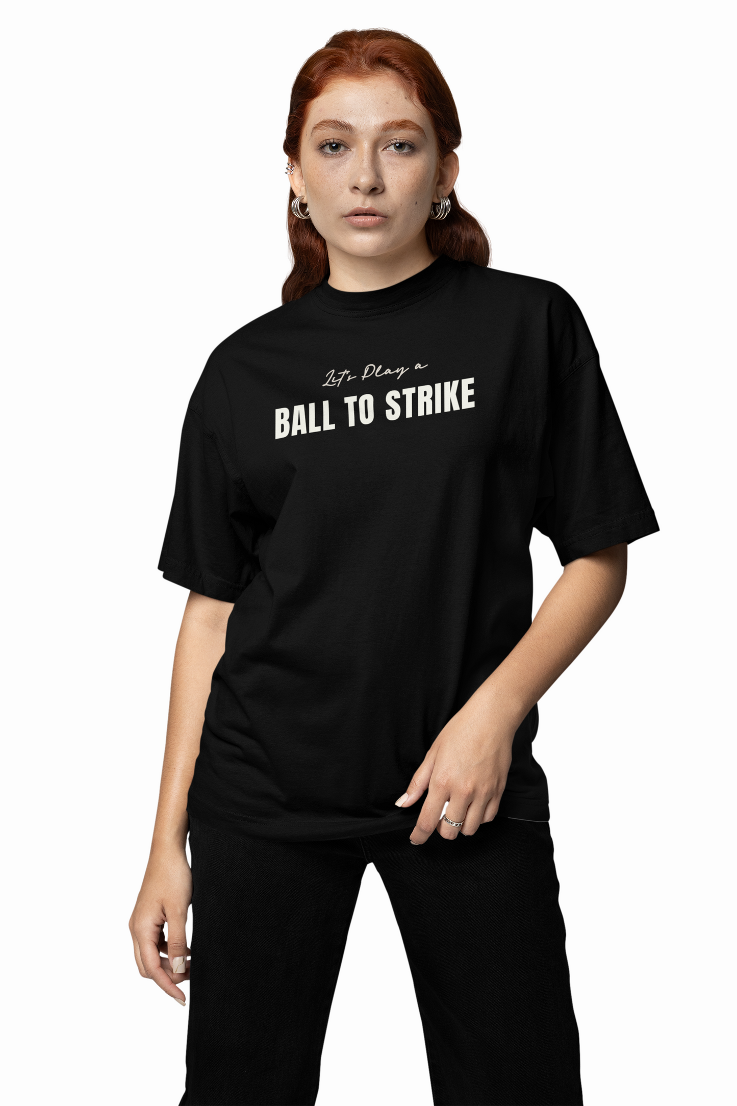 Bowling Game Oversized T-Shirt Strike Style Alley Kings