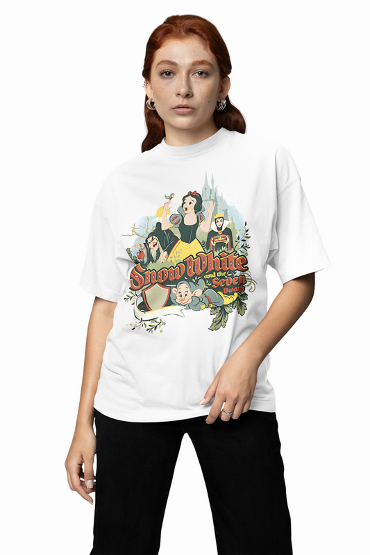 Snow White Oversized T-Shirt for Magical Casual Style Looks