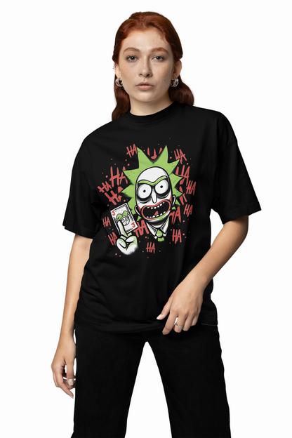 Joker Morty Oversized T-Shirts
