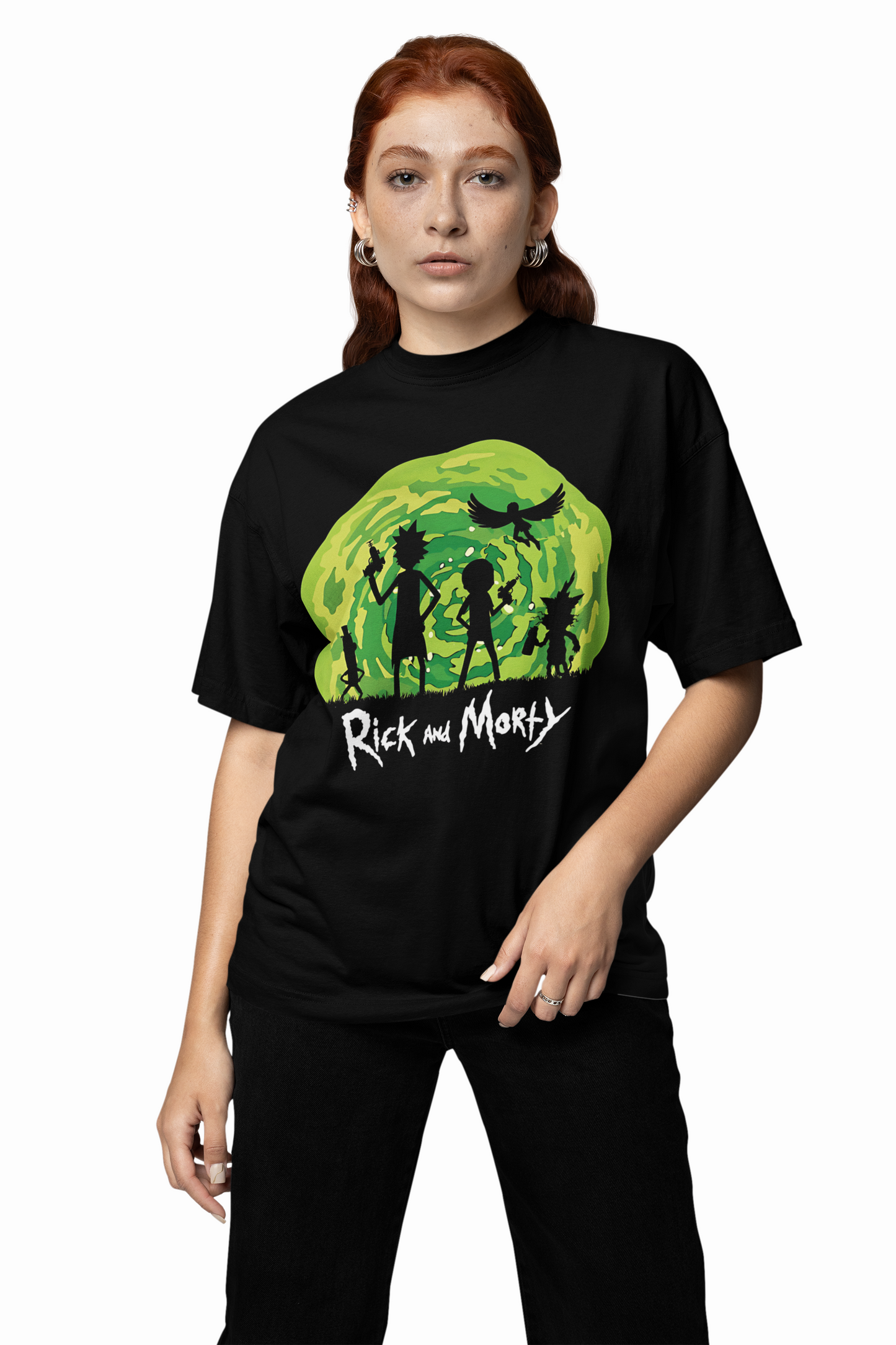 Rick Morty Team Oversized T-Shirts for Bold Streetwear