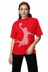 Basketball Shot Oversized T-Shirt