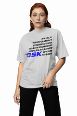 Csk Finals Oversized T-Shirts