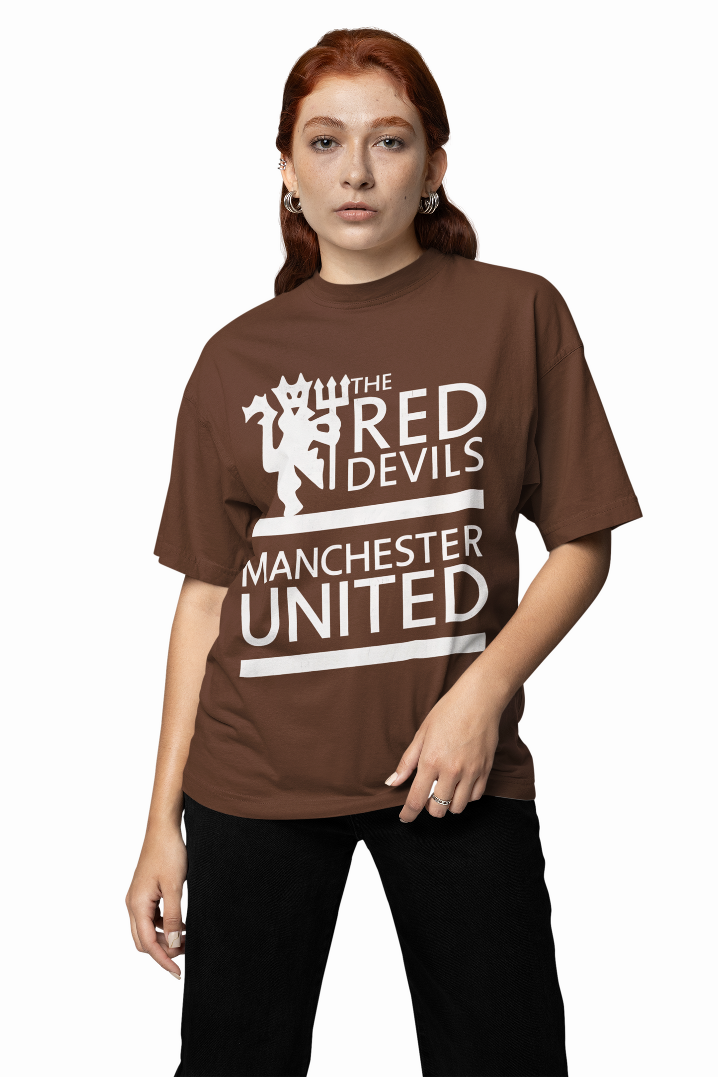 Manchester Devils Oversized T-Shirt – Bold Football Graphic