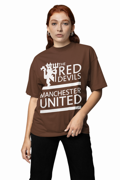 Manchester Devils Oversized T-Shirt – Bold Football Graphic
