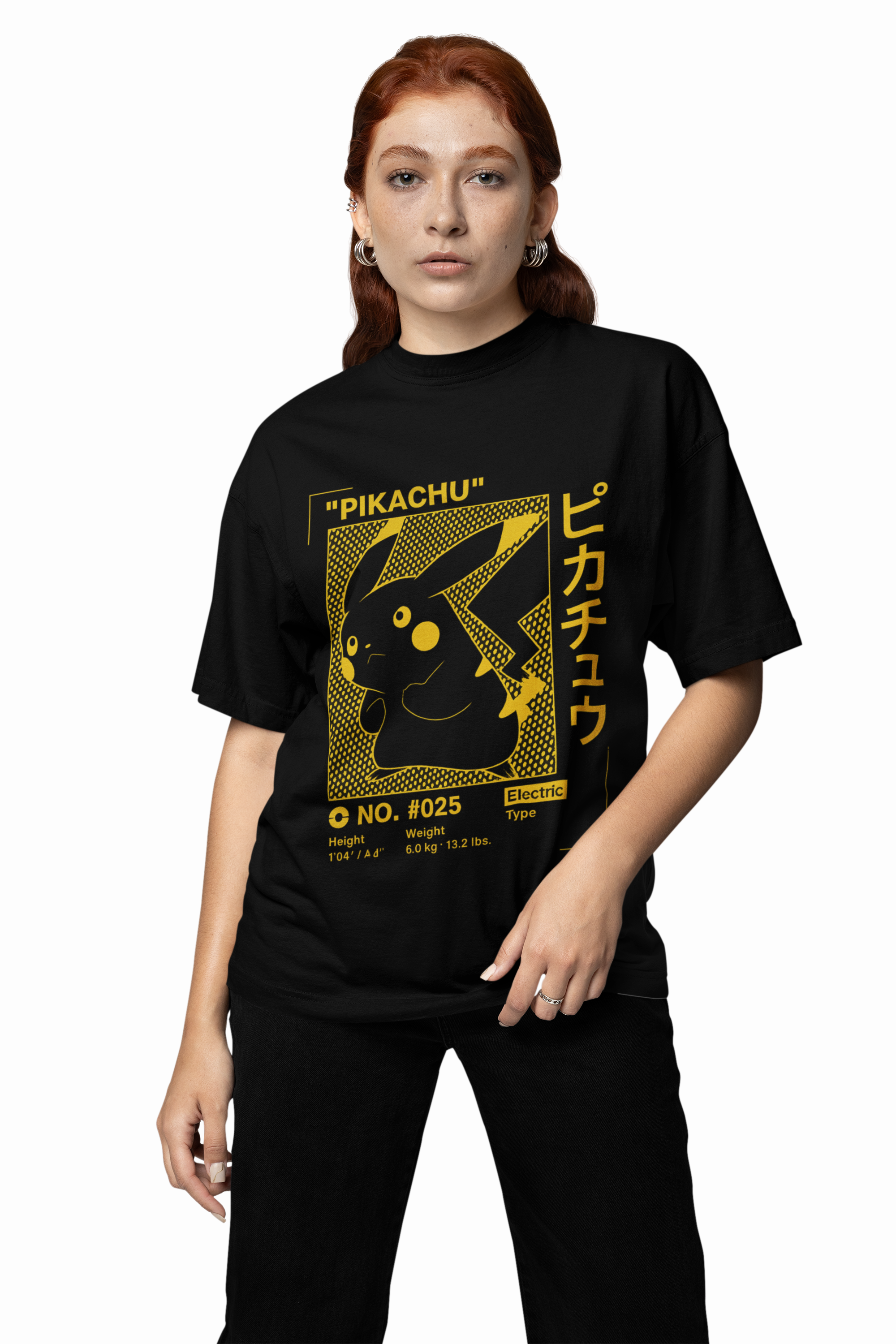 Pikachu Type Oversized T-Shirts
