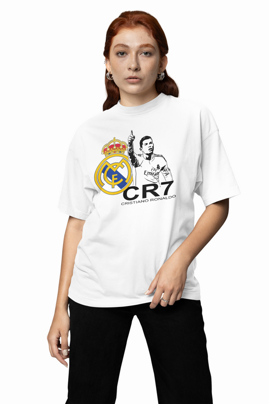 CR 07 Oversized T-Shirt Bold Graphic Streetwear Style