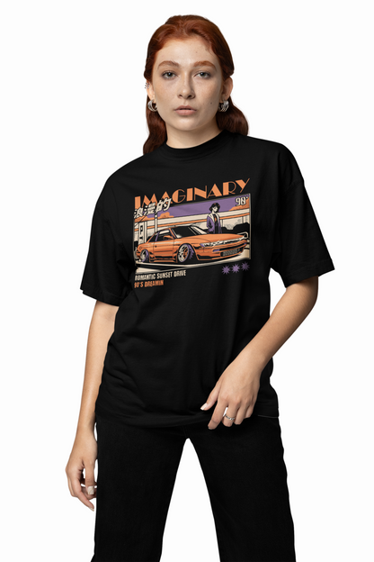 Imaginary Oversized T-Shirt Stylish & Trendy Graphic Tee