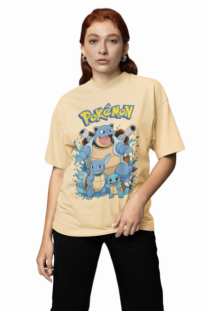 Squirtle Oversized T-Shirts – Cool Pokémon Streetwear Style
