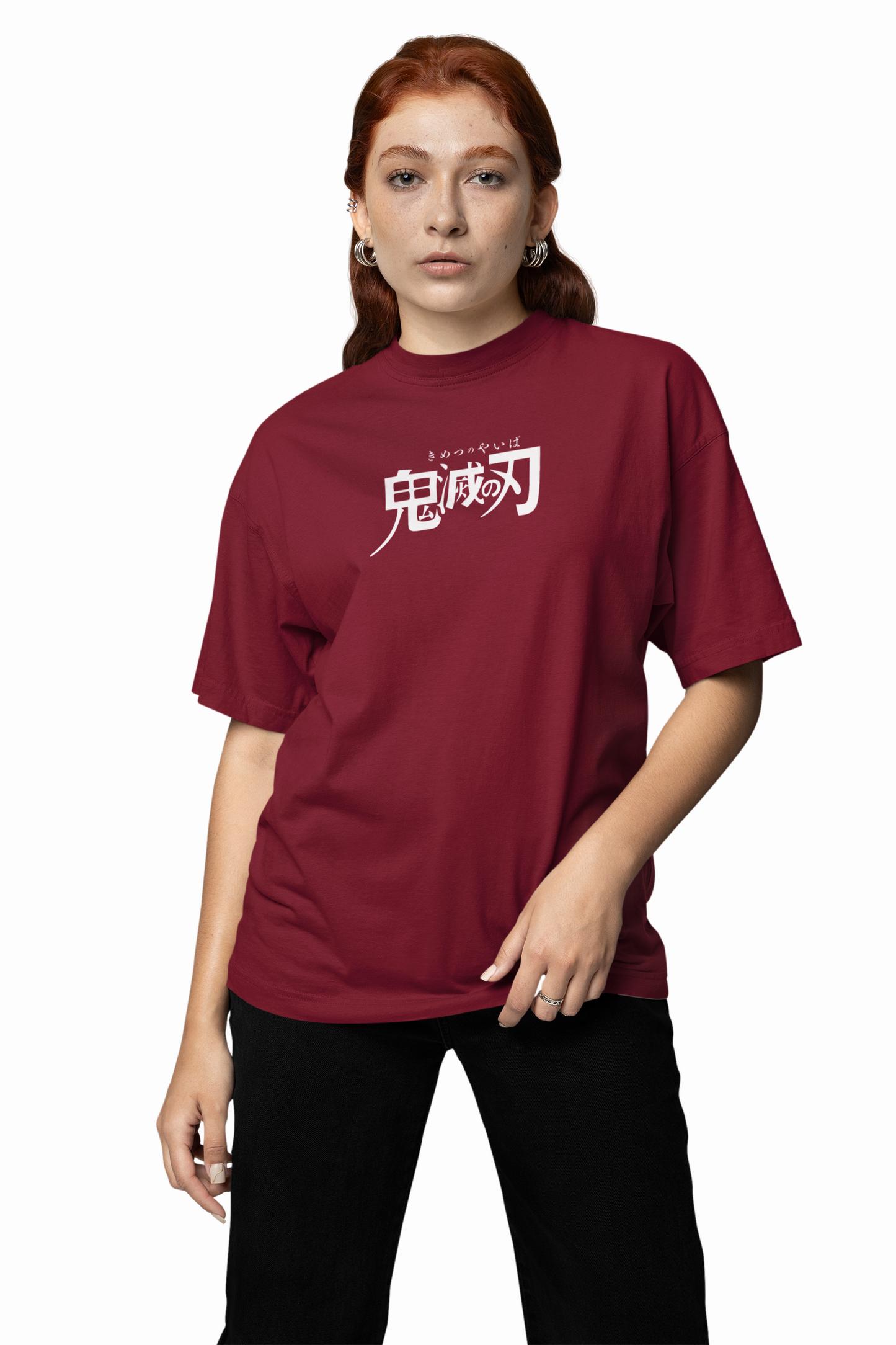 Demon Slayer Oversized T-Shirt Embrace Breath of the Sun Style.