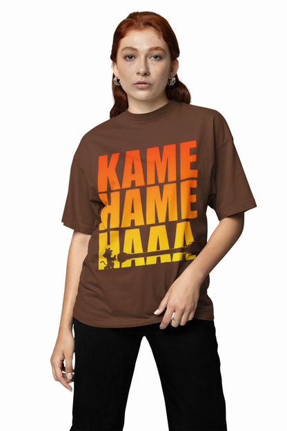 Kame Hame Haa Oversized T-Shirt – Iconic Goku Attack Tee