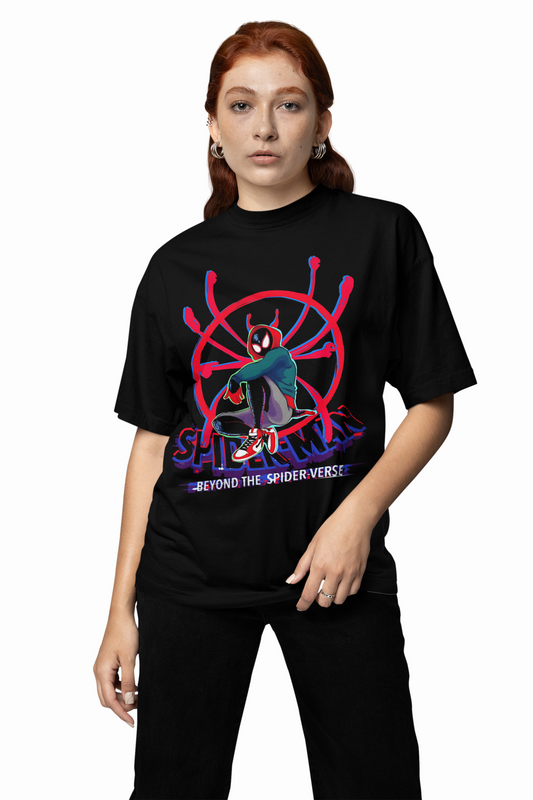 Beyond The Spider Verse Oversized T-Shirt Stylish Graphic Tee