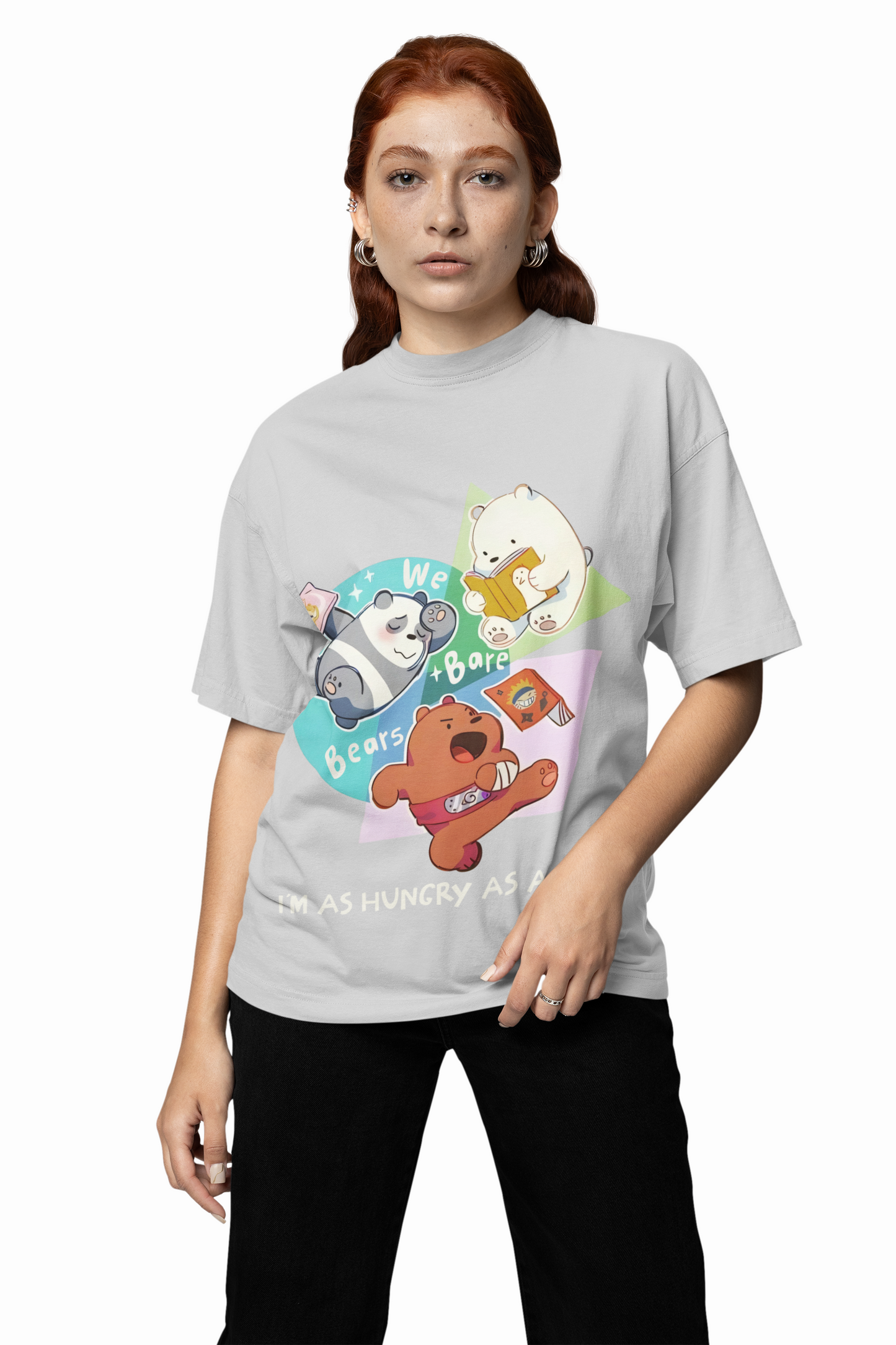Hungry Bare Oversized T-Shirt Bold Streetwear Style