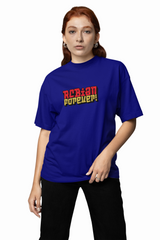 Red & Gold Legacy RCBian Oversized T-Shirts