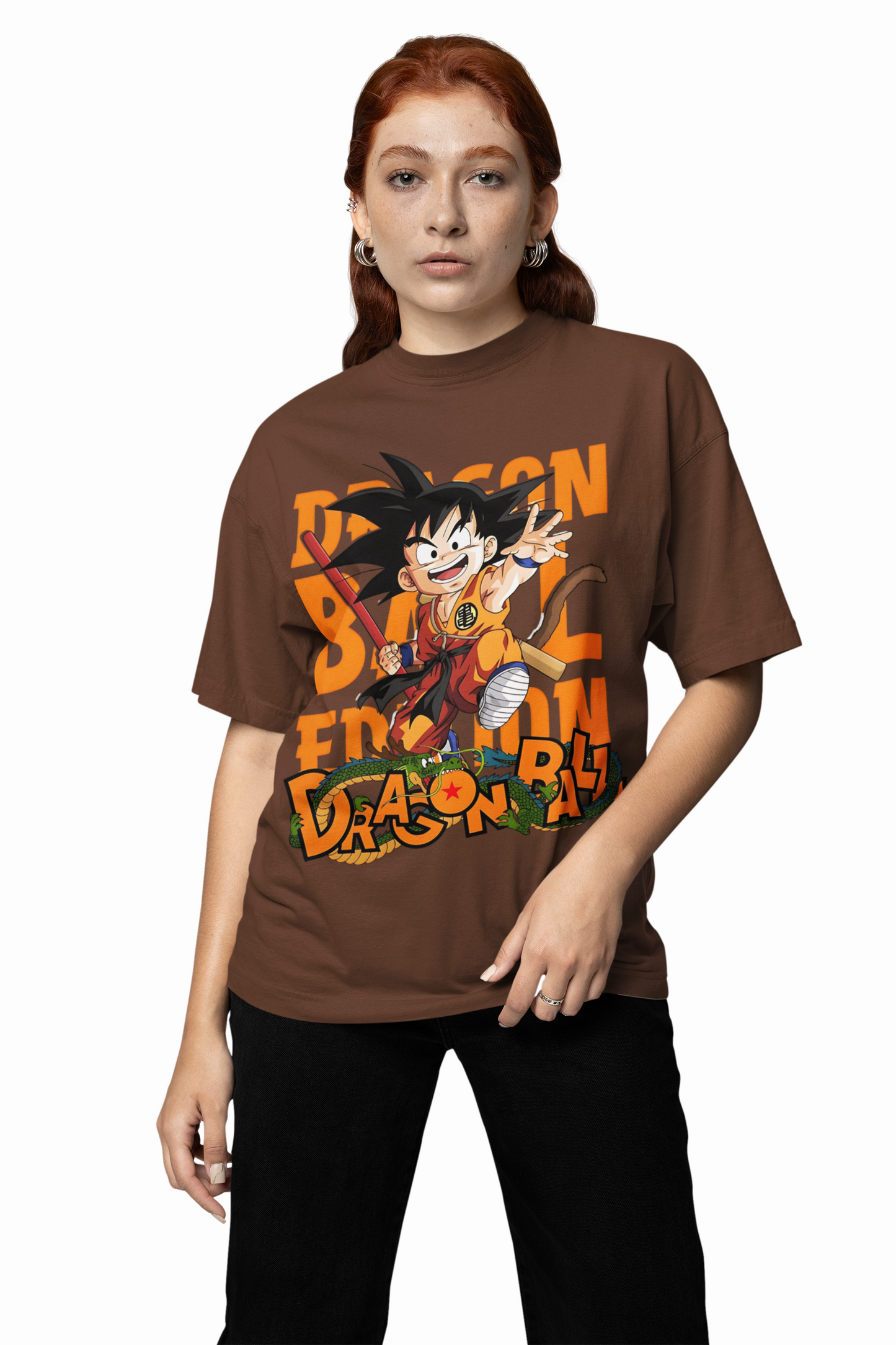 Son Goku Anime Oversized T-Shirt Dragon Ball Streetwear Tee