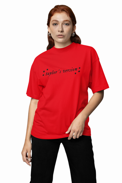 Taylor's Version Oversized T-Shirt for Fans Streetwear Tees