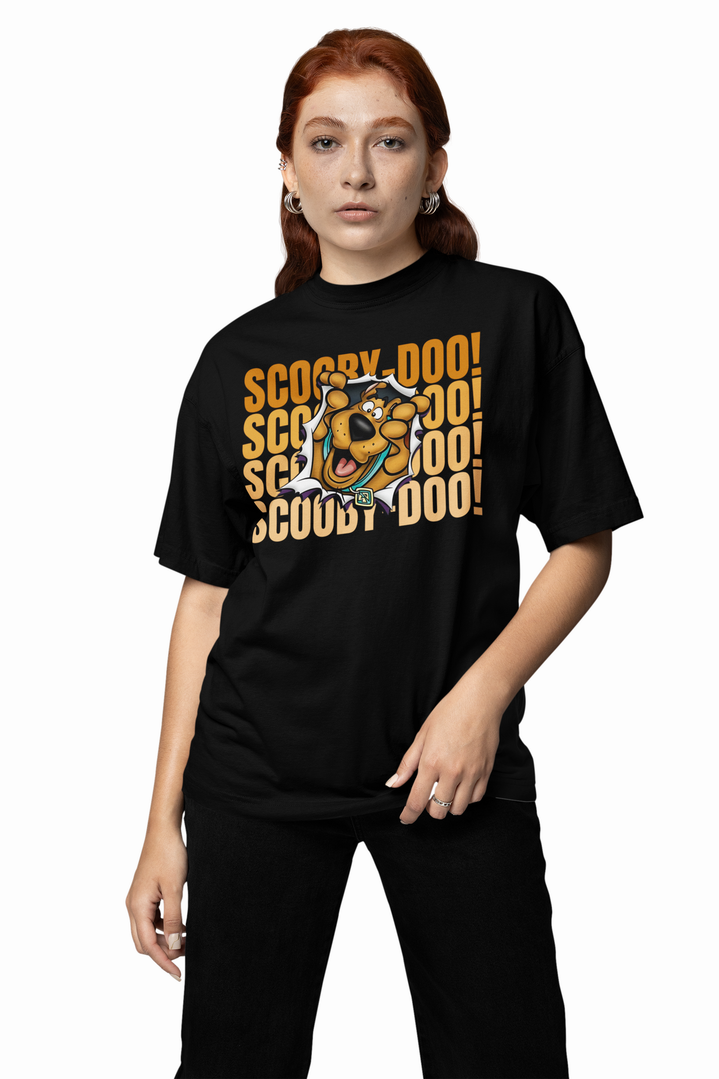 Scooby Doo Cartoon Oversized T-Shirt Trendy Cartoon Streetwear