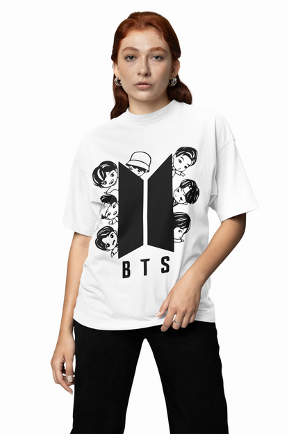 BTS Logo Oversized T-Shirt