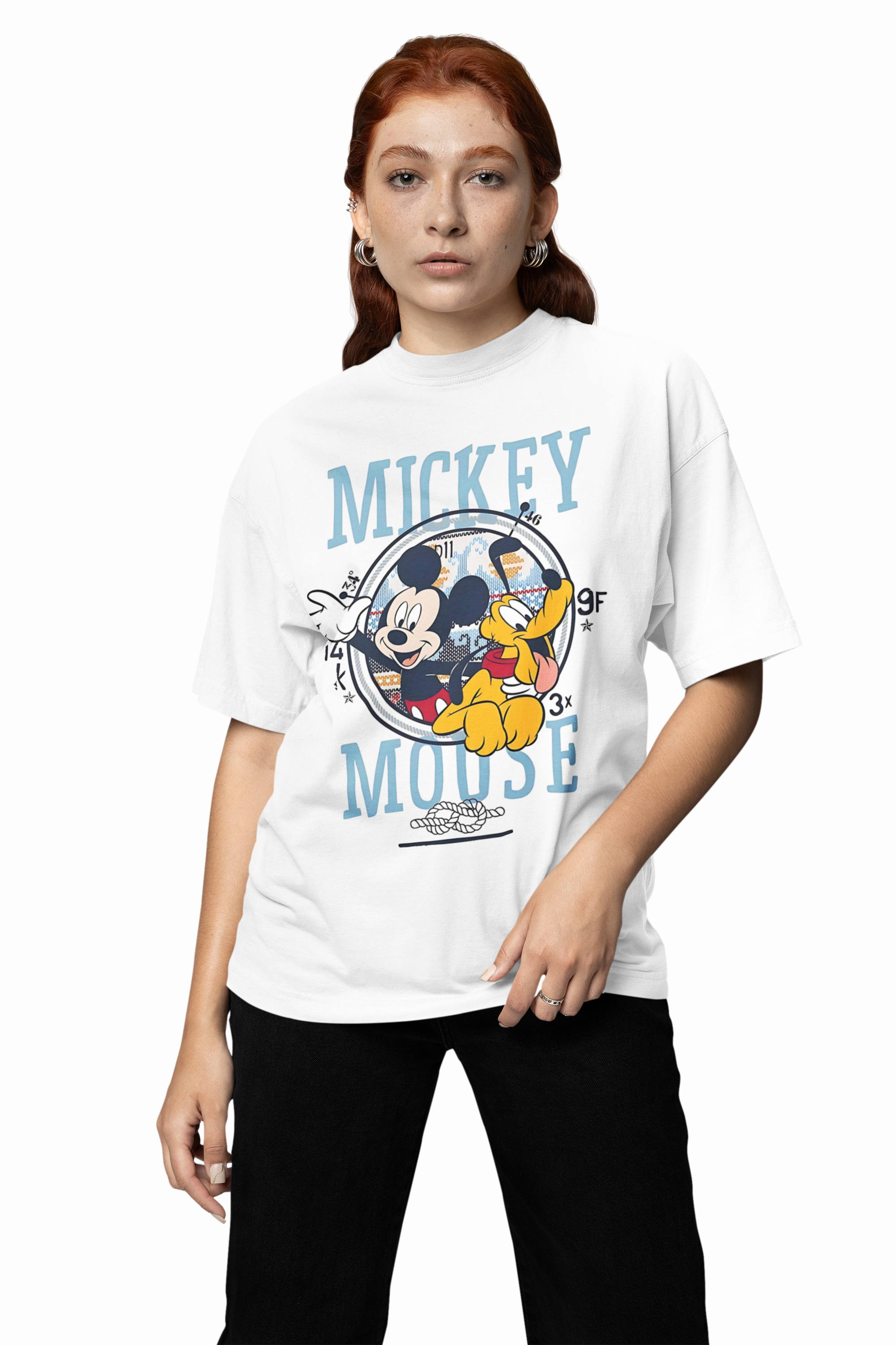 Mickey Goofy Oversized T-Shirts