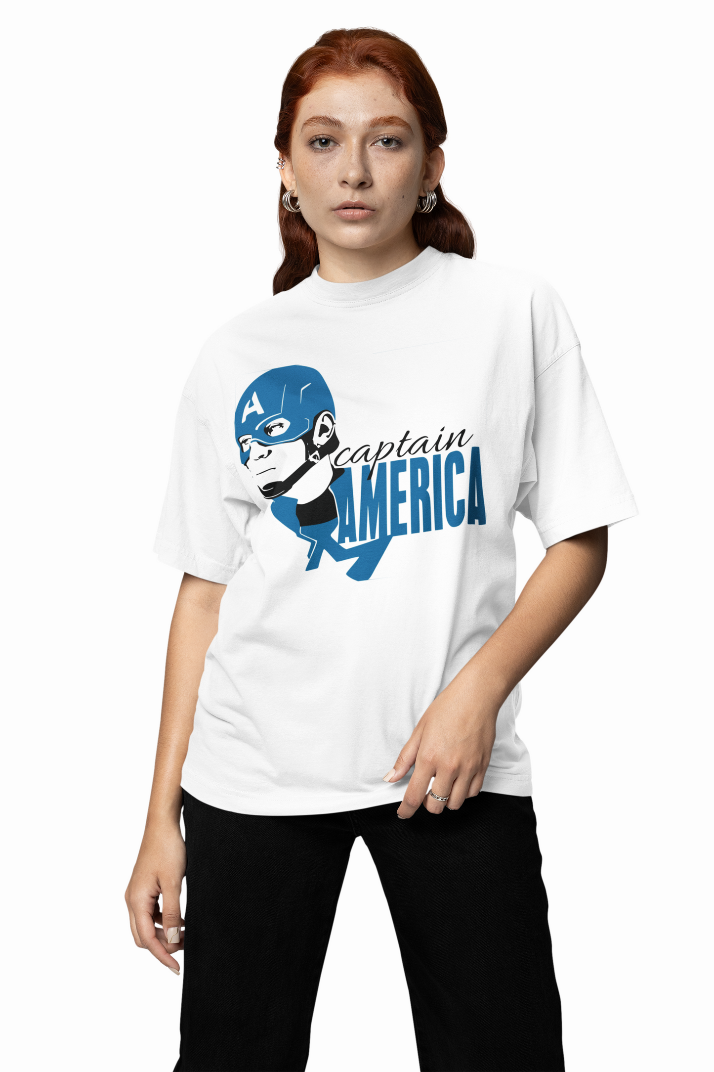Marvel Captain Oversized T-Shirts