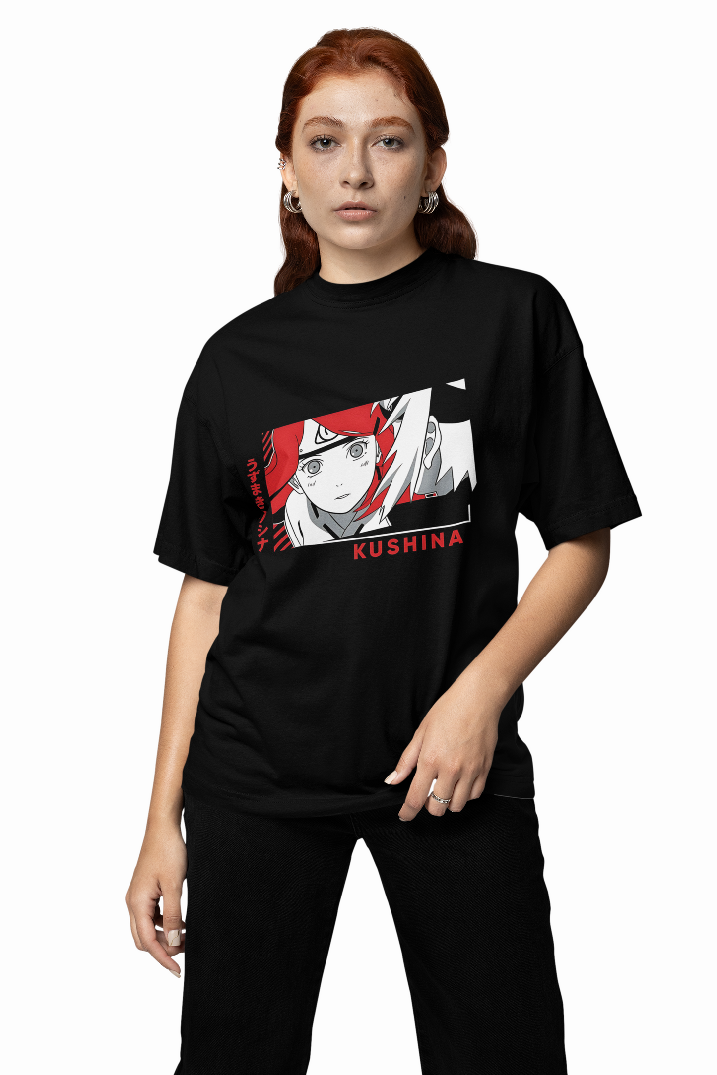 Minato & Kushina Oversized T-Shirts Anime Streetwear