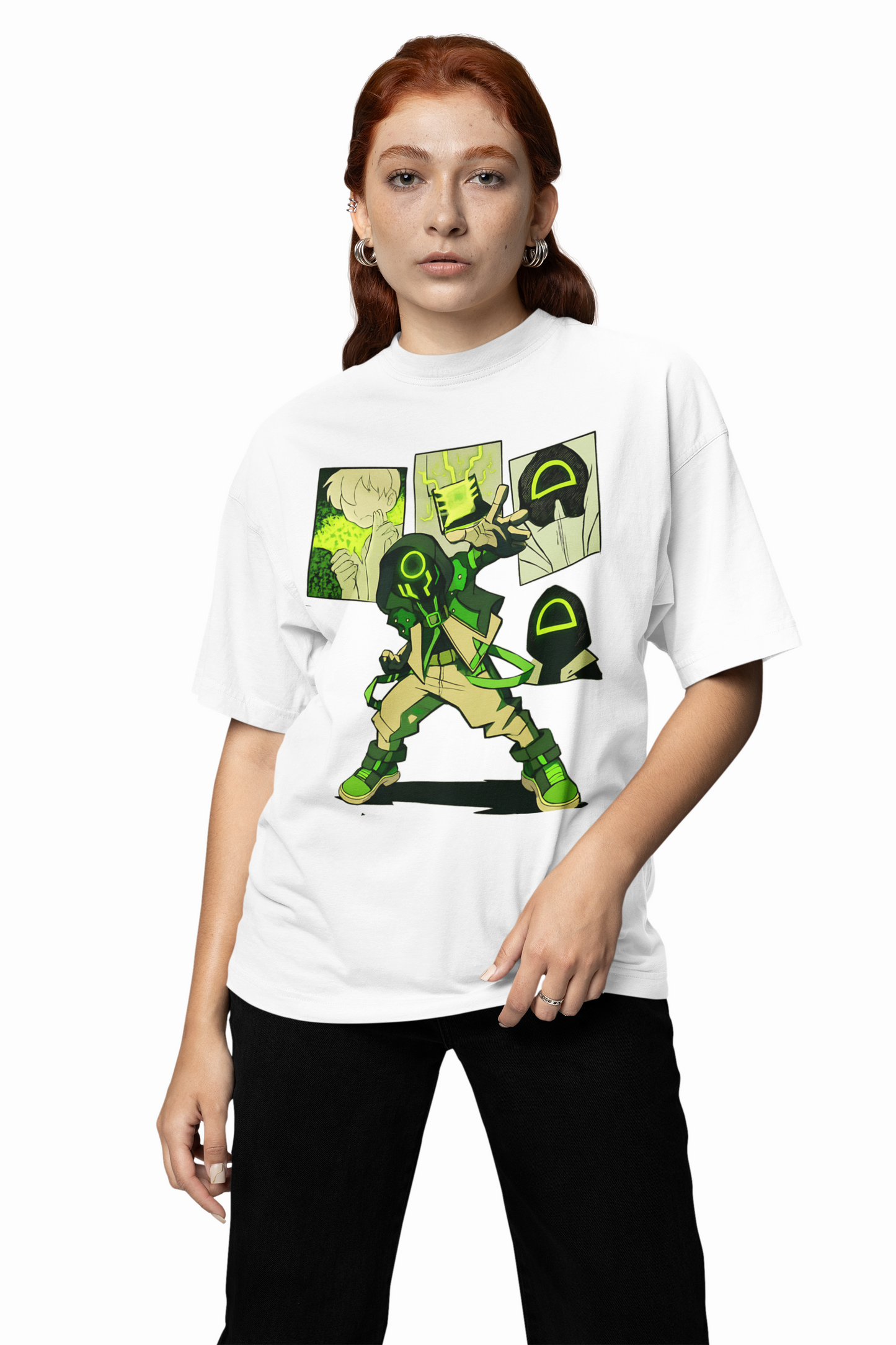 Chaquetrix Oversized T-Shirts – Futuristic Graphic Streetwear