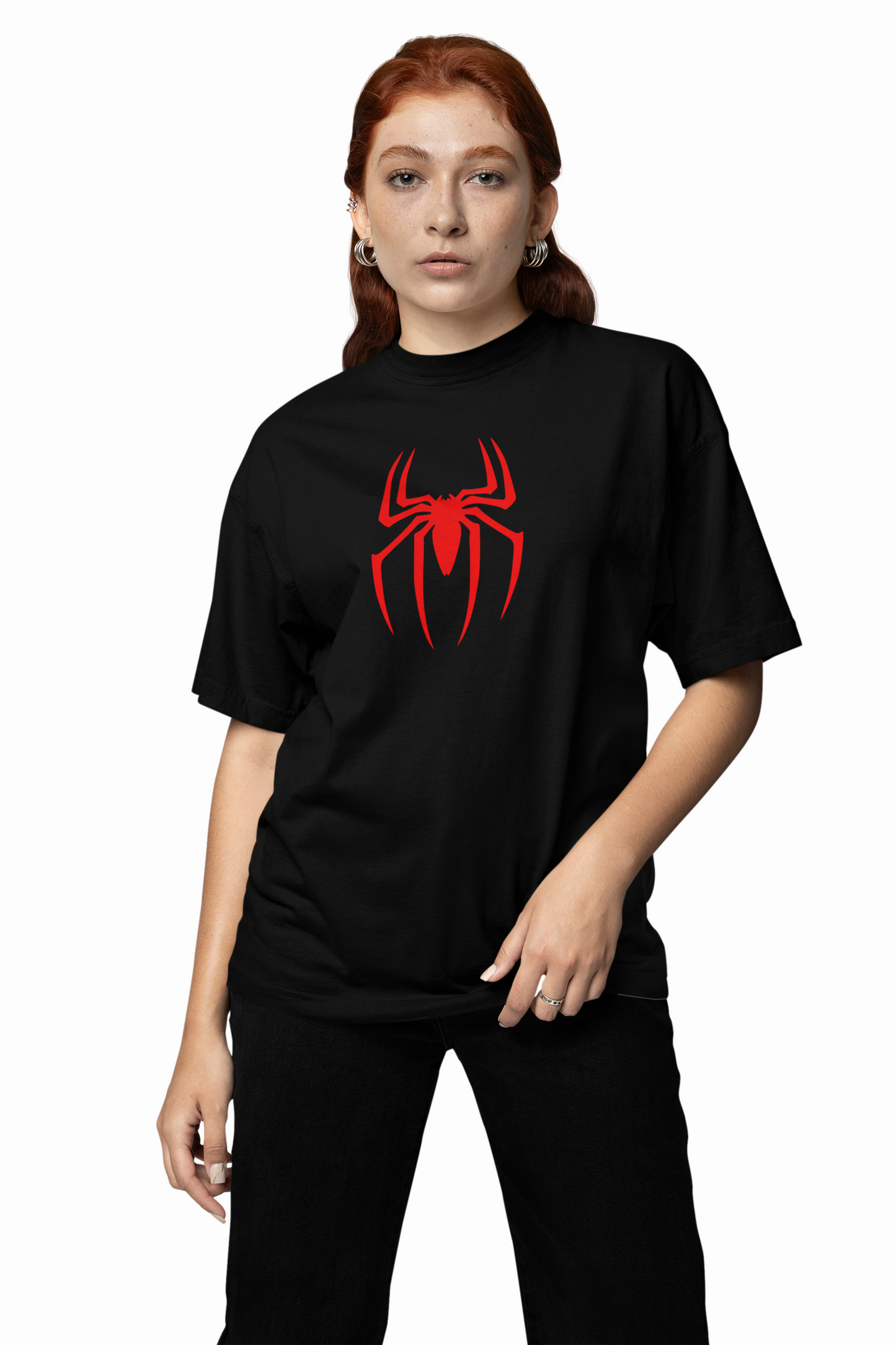 Spider Oath Statement Oversized T-Shirt Great Power Style