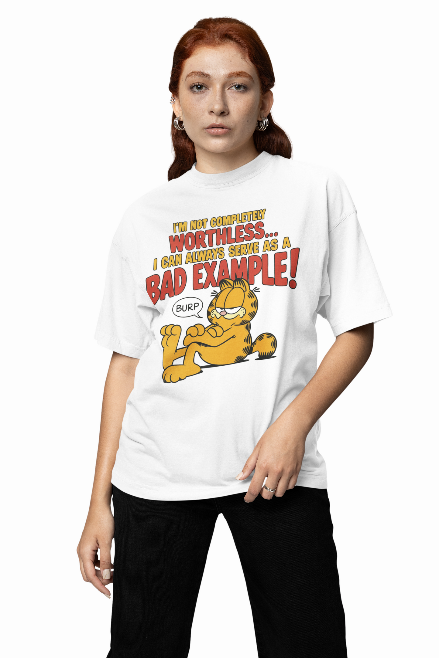 Bad Example Oversized T-Shirts Trendy Streetwear Style