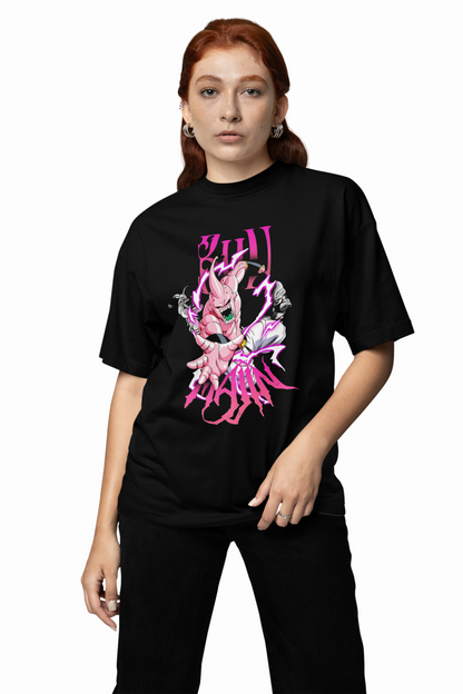 Majin Buu Oversized T-Shirt – Bold Anime Graphic Tee