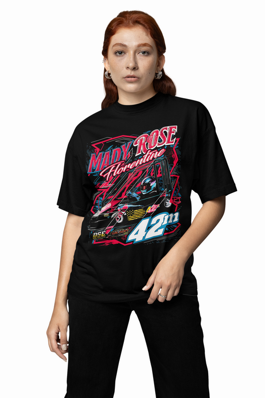 Mady Rose Oversized T-Shirt – Chic and Bold Graphic Tee