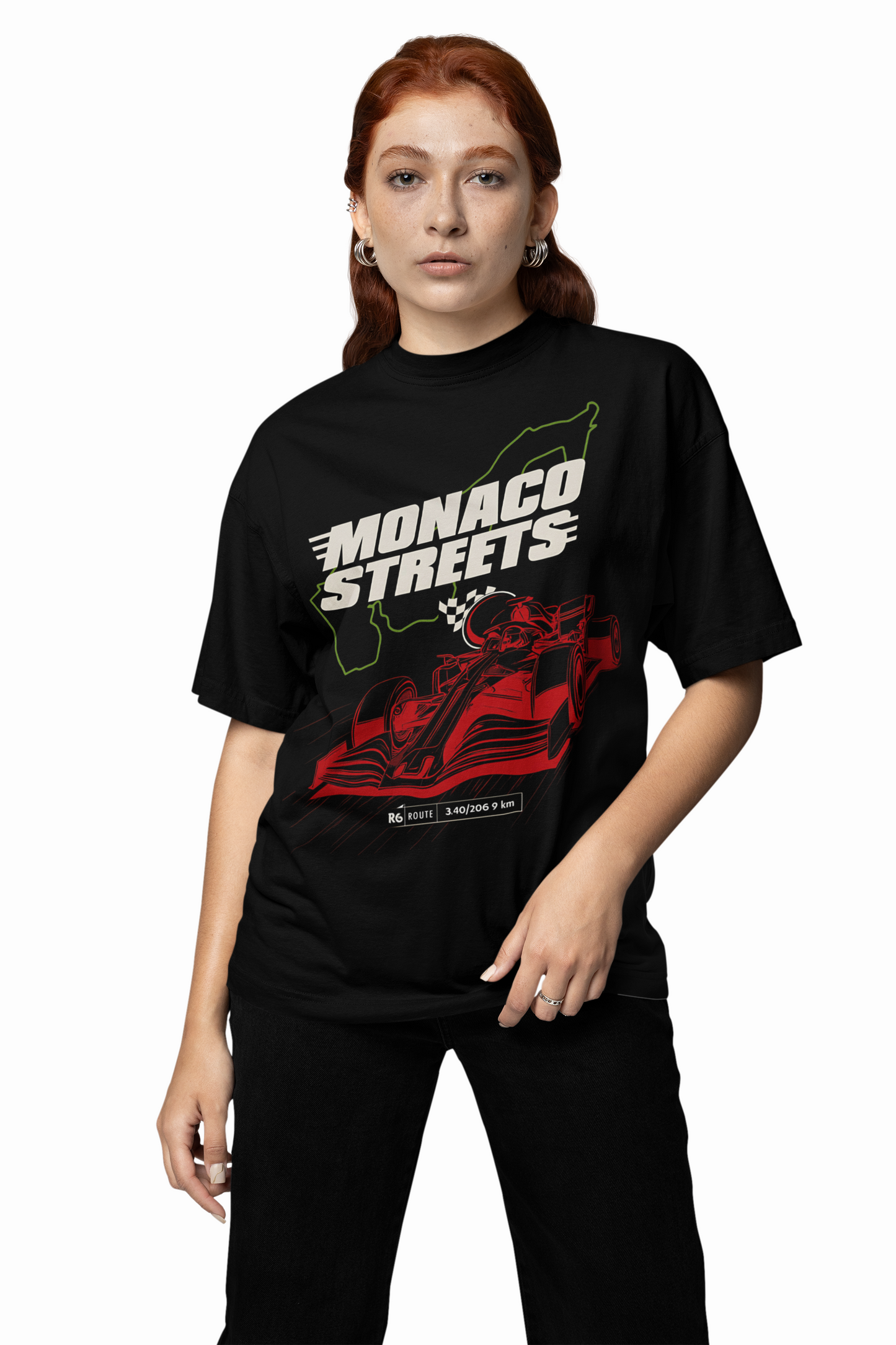 Monaco Street Oversized T-Shirts – Trendy Streetwear Style