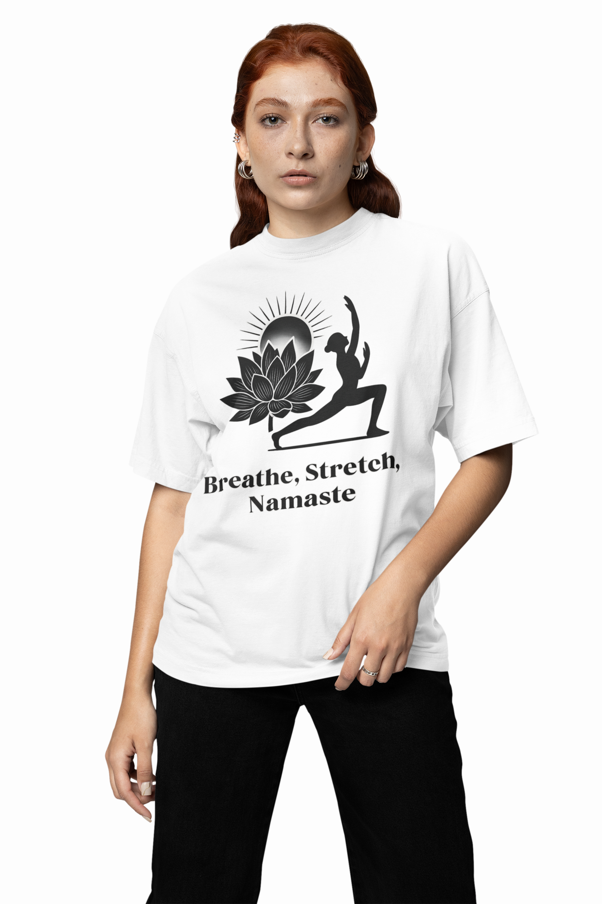 Yoga Words Oversized T-Shirt