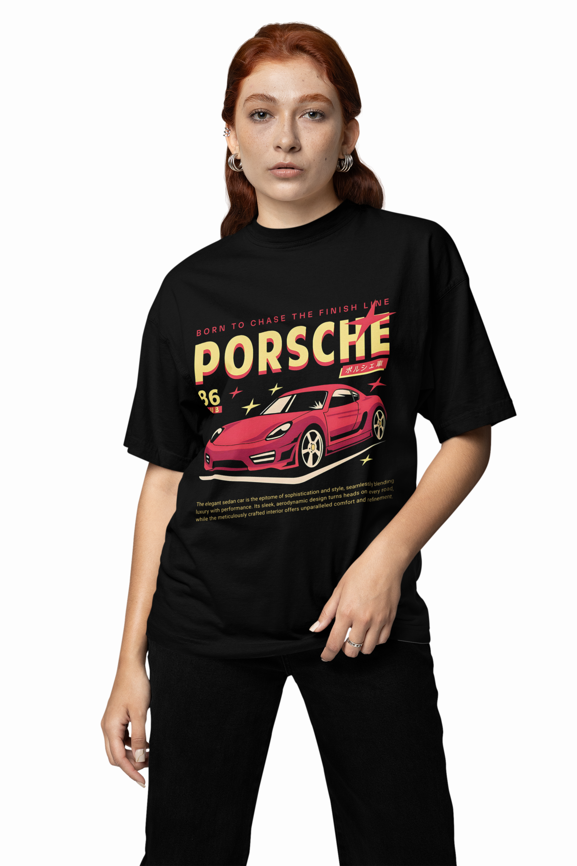 Porsche 86 Club Oversized T-Shirt