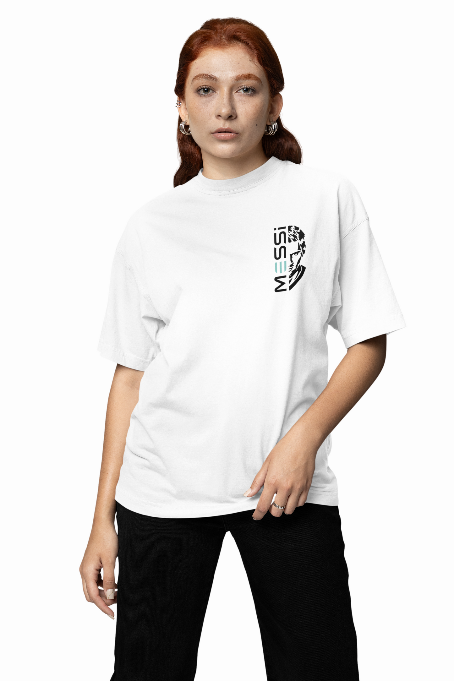 Messi GOAT Oversized T-Shirt for Football Legend Style