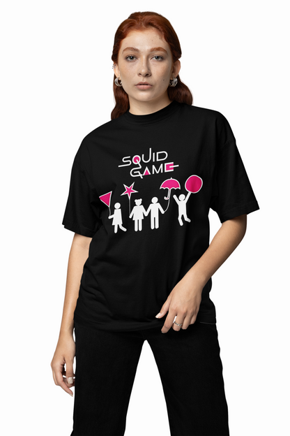 Squid Game Players Oversized T-Shirt Pop Culture Style Wear