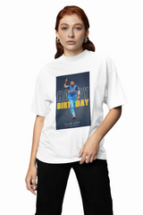 Happy Birthday Chahal Oversized T-Shirt
